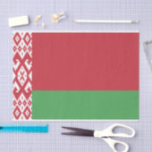 Patriottische Wit-Rood-Witte Vlag van Belarus Vloe Tissuepapier (Craft)