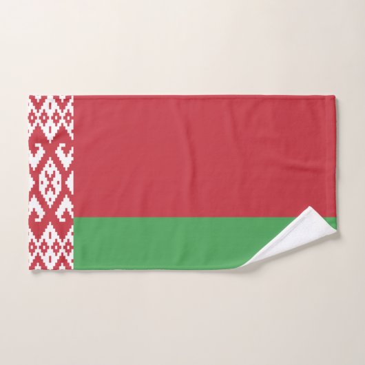 Patriottische Wit-Rood-Witte Vlag van Wit-Rusland  Handdoek (Handdoek)