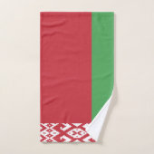 Patriottische Wit-Rood-Witte Vlag van Wit-Rusland  Handdoek (Handdoek)