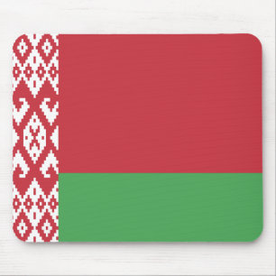 Patriottische Wit-Rood-Witte Vlag van Wit-Rusland Muismat