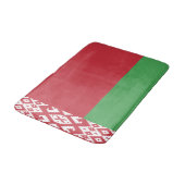 Patriottische Wit-Russische vlag Bath Mat (Gekanteld)