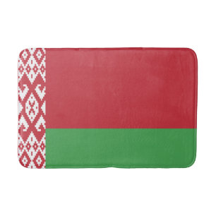 Patriottische Wit-Russische vlag Bath Mat