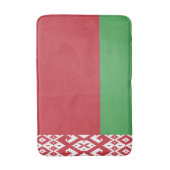 Patriottische Wit-Russische vlag Bath Mat (Voorkant Verticaal)