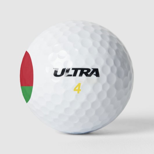 Patriottische Wit-Russische vlag Golfballen (Logo)