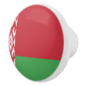 Patriottische Wit-Russische vlag Keramische Knop (Rechts)