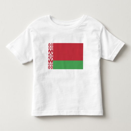 Patriottische Wit-Russische vlag Kinder Shirts (Voorkant)