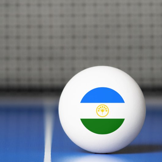 Patriottische Wit-Russische vlag Pingpongbal (Net)