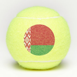 Patriottische Wit-Russische vlag Tennisballen