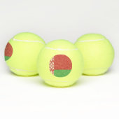Patriottische Wit-Russische vlag Tennisballen (Multi)