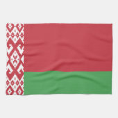 Patriottische Wit-Russische vlaghanddoek Theedoek (Horizontaal)