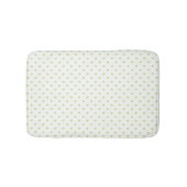 Patriottische witte en goudhartvorm badmat (Voorkant)