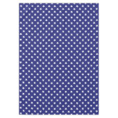 Patriottische witte sterren op Nautical Blue Tafelkleed (Voorkant)