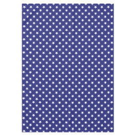 Patriottische witte sterren op Nautical Blue Tafelkleed