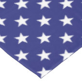 Patriottische witte sterren op Nautical Blue Tafelkleed (Gekanteld)