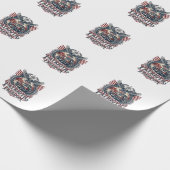 Patriottische Woestijn Weg Verkenner Cadeaupapier (Hoek)