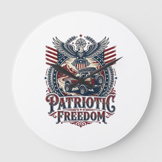 Patriottische Woestijn Weg Verkenner Grote Klok (Voorkant)