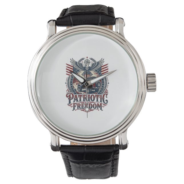 Patriottische Woestijn Weg Verkenner Horloge (Voorkant)