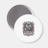 Patriottische Woestijn Weg Verkenner Magneet (Voorkant / Achterkant)