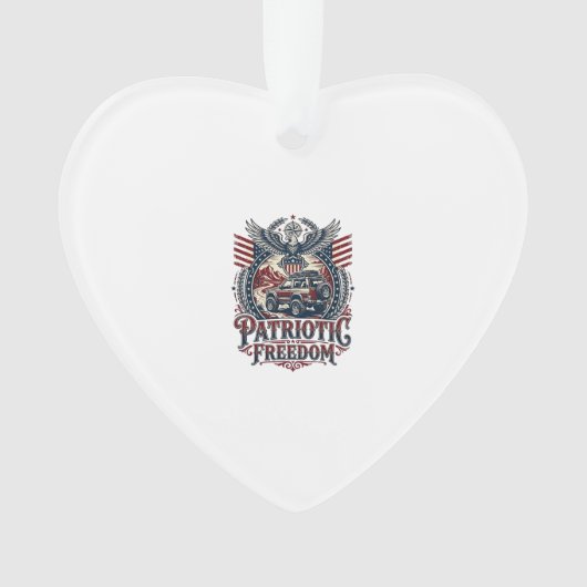 Patriottische Woestijn Weg Verkenner Ornament (voorkant)