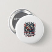 Patriottische Woestijn Weg Verkenner Ronde Button 5,7 Cm (Voorkant /achterkant)