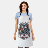 Patriottische Woestijn Weg Verkenner Schort (Gedragen)