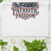 Patriottische Woestijn Weg Verkenner Theedoek (Gevouwen)