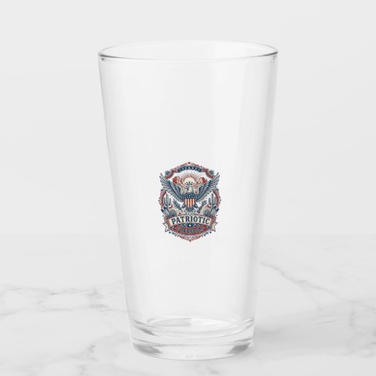 Patriottische Woestijn Zuidwest trots vector grafi Glas (Voorkant)