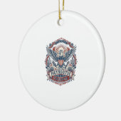 Patriottische Woestijn Zuidwest trots vector grafi Keramisch Ornament (Links)