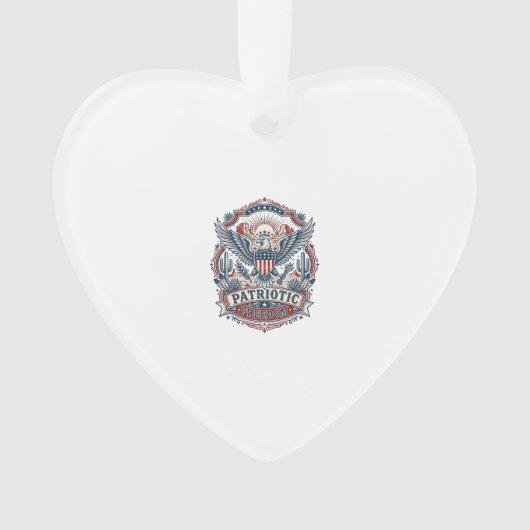 Patriottische Woestijn Zuidwest trots vector grafi Ornament (voorkant)
