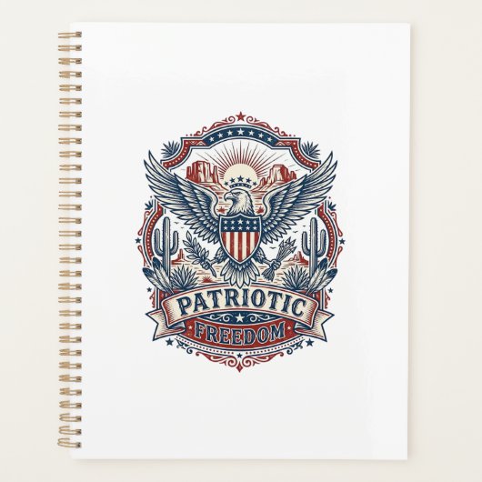 Patriottische Woestijn Zuidwest trots vector grafi Planner (Voorkant)