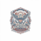 Patriottische Woestijn Zuidwest trots vector grafi Sticker (Voorkant)