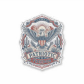 Patriottische Woestijn Zuidwest trots vector grafi Sticker (Voorkant)