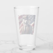 Patriottische Wolf Glas (Achterkant)