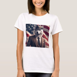 Patriottische Wolf T-shirt