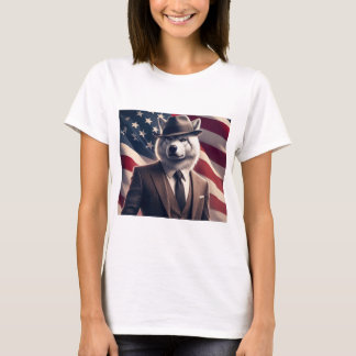 Patriottische Wolf T-shirt
