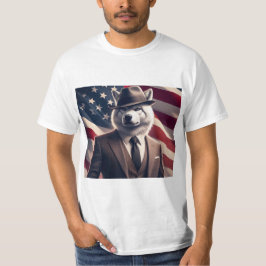 Patriottische Wolf T-shirt