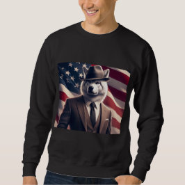 Patriottische Wolf Trui
