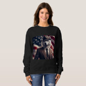 Patriottische Wolf Trui (Voorkant volledig)