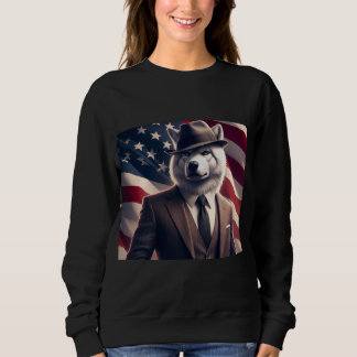 Patriottische Wolf Trui