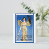  Patriottische Woman Angel, koopt oorlogsobligatie Briefkaart (Staand voorkant)