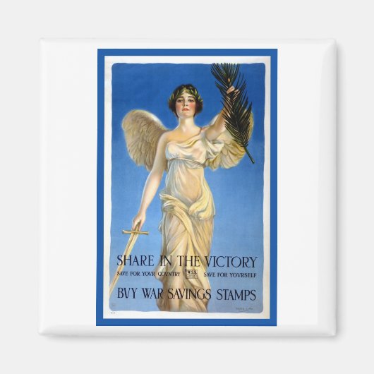  Patriottische Woman Angel, koopt oorlogsobligatie Magneet (Voorkant)