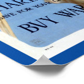  Patriottische Woman Angel, koopt oorlogsobligatie Poster (Hoek)