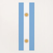Patriottische Yoga Mats met vlag van Argentinië Yogamat (Achterkant)