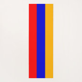 Patriottische Yoga Mats met vlag van Armenië Yogamat (Achterkant)