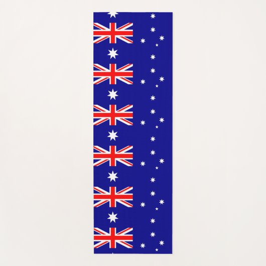 Patriottische Yoga Mats met vlag van Australië Yogamat (Voorkant)