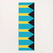 Patriottische Yoga Mats met vlag van Bahama's Yogamat (Achterkant)