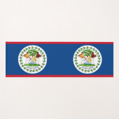 Patriottische Yoga Mats met vlag van Belize Yogamat (Voorkant (horizontaal))