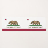 Patriottische Yoga Mats met vlag van Californië, V Yogamat (Achterkant (horizontaal))