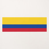 Patriottische Yoga Mats met vlag van Colombia Yogamat (Achterkant (horizontaal))