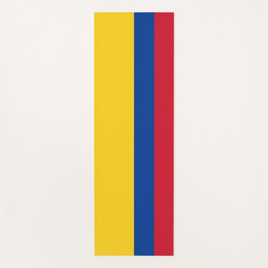 Patriottische Yoga Mats met vlag van Colombia Yogamat (Voorkant)